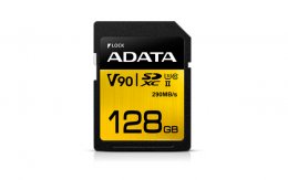 Adata/ SDXC/ 128GB/ UHS-II U3 /  Class 10  (ASDX128GUII3CL10-C)