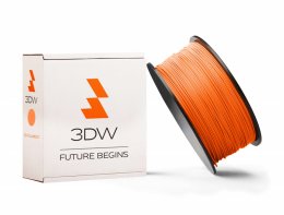 3DW - PLA filament 1,75mm oranžová,0,5kg, tisk 190-210°C  (D12203)