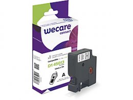 WECARE ARMOR páska kompatibilní s DYMO S0720530,White/ Transparent, 12mm*7m  (K80025W4)