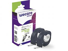 WECARE ARMOR páska kompatibilní s DYMO S0721610,Black/ White,2*12mm*4m  (K80005W4)