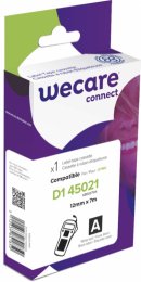 WECARE ARMOR páska kompatibilní s DYMO S0720610,White/ Black,12MM*7M  (K80027W4)