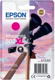EPSON singlepack,Magenta 502XL,Ink,XL  (C13T02W34010)