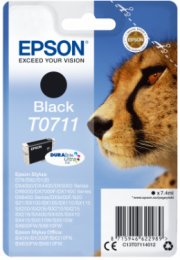 Epson Singlepack Black T0711 DURABrite Ultra Ink  (C13T07114012)