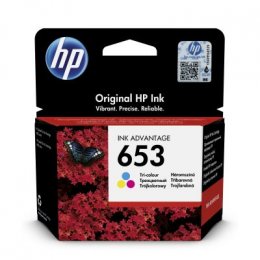 HP 653 tříbarevná inkoustová náplň (3YM74AE)  (3YM74AE)