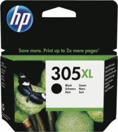 HP 305XL černa inkoustová  kazeta, 3YM62AE  (3YM62AE)