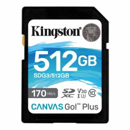 Kingston Canvas Go Plus/ SDXC/ 512GB/ UHS-I U3 /  Class 10  (SDG3/512GB)