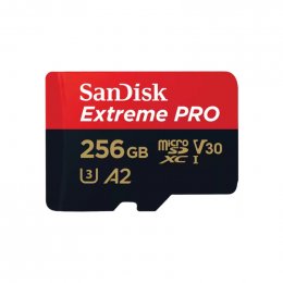 SanDisk Extreme PRO/ micro SDXC/ 256GB/ UHS-I U3 /  Class 10/ + Adaptér  (SDSQXCD-256G-GN6MA)