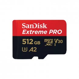 SanDisk Extreme PRO/ micro SDXC/ 512GB/ UHS-I U3 /  Class 10/ + Adaptér  (SDSQXCD-512G-GN6MA)
