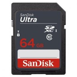 SanDisk Ultra/ SDXC/ 64GB/ UHS-I U1 /  Class 10  (SDSDUNR-064G-GN3IN)