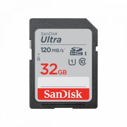 SanDisk Ultra/ SDHC/ 32GB/ UHS-I U1 /  Class 10/ Černá  (SDSDUN4-032G-GN6IN)