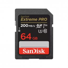 SanDisk Extreme PRO/ SDXC/ 64GB/ UHS-I U3 /  Class 10  (SDSDXXU-064G-GN4IN)