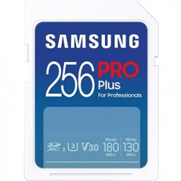 Samsung/ SDXC/ 256GB/ USB 3.0/ USB-A/ Class 10/ + Adaptér/ Modrá  (MB-SD256SB/WW)