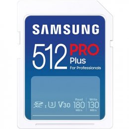 Samsung/ SDXC/ 512GB/ USB 3.0/ USB-A/ Class 10/ + Adaptér/ Modrá  (MB-SD512SB/WW)