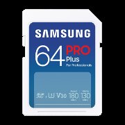 Samsung SDXC PRO PLUS/ SDXC/ 64GB/ Class 10/ Bílá  (MB-SD64S/EU)