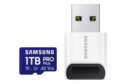 Samsung PRO Plus/ micro SDXC/ 1TB/ UHS-I U3 /  Class 10/ + Adaptér/ Modrá  (MB-MD1T0SB/WW)