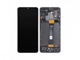 LCD displej + rámeček pro Samsung Galaxy A32 5G A326B černá s rámečkem 