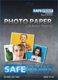 Fotopapír Safeprint pro inkoustové tiskárny lesklý 240g A6 20 listů 