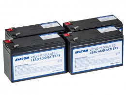 AVACOM AVA-RBP04-12072-KIT - baterie pro UPS CyberPower, EATON, Effekta, Legrand  (AVA-RBP04-12072-KIT)