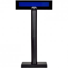 LCD zákaznický displej Virtuos FL-2026MB 2x20, USB, černý  (EJG0008)